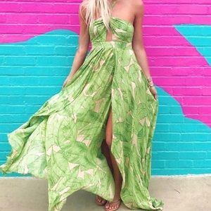 Kimchi blue palm dress